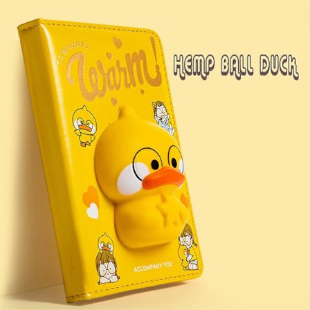3D Söt Djur Squishy Dagbok Stresslindring Långsam Återhämtning Journal Leksak För Födelsedagspresenter Nyårspresenter Anka Duck_max