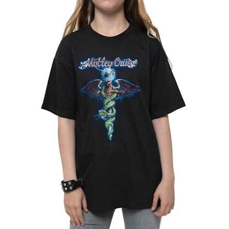 Motley Crue Barn T-shirt för barn/barn 11-12 år Svart