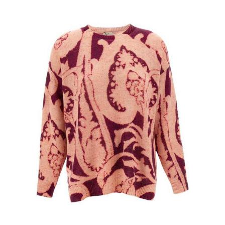 Etro Round-neck Strik Pink, Dame Striktrøjer