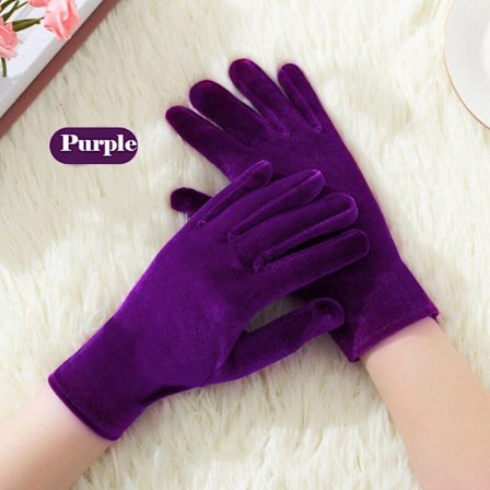 Varme og stilfulde fløjlshandsker til kvinder til vinter