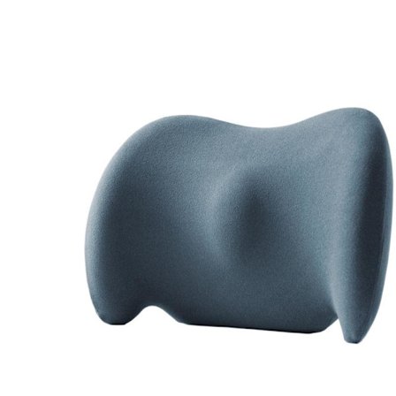 Lændestøttepude til kontorstole, lindring af rygsmerter (blå)