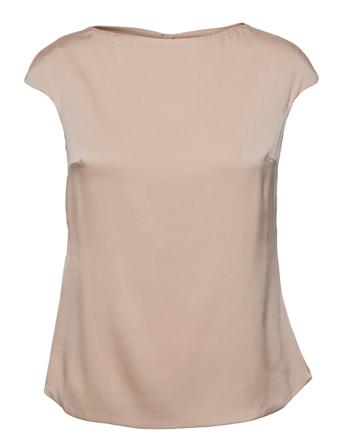 Yui Top Blouses Short-sleeved Beige Ahlvar Gallery