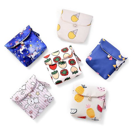 Kvinner Jente Søt Bærbar Sanitetsbindveske Serviett Håndkleholder Organizer Conven