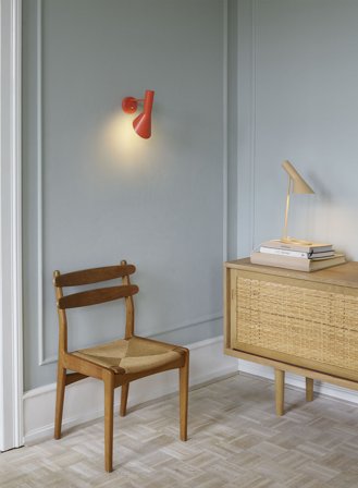 AJ vegglampe - electric orange