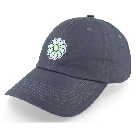Santa Cruz - Svart unconstructed Caps - Womens Wildflower Cap Black Dad Cap @ Hatstore