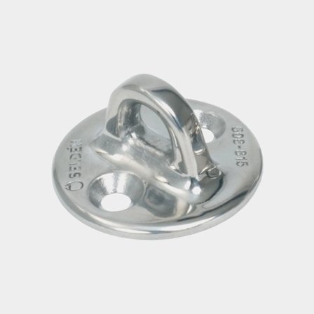 Fast padeye Seldén, Ø50 mm, 2 huller