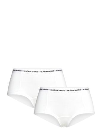 Core Logo Minishorts 2P Hipsterit Alushousut Alusvaatteet White Björn Borg