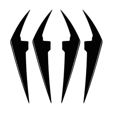 Bil Främre Stötfångare Sido Canards Splitter Spoiler Dimljus Luftventil Trim för BMW G20 G21 LCI M Sport 20