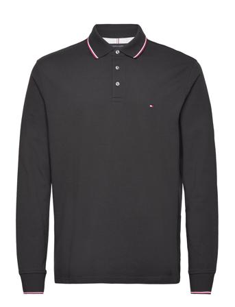 1985 Rwb Tipped Slim Ls Polo Black Tommy Hilfiger
