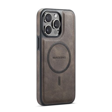 Hot tilbud til lav pris! Nyt kompatibelt læderetui til mobiltelefon med kortplads og trådløs opladning - Glad