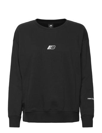Nb Essentials Crew Sweatshirt Trøje Sort New Balance