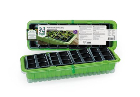 Nelson Garden Window Minidrivhus med krukkeinnsatser, Avling