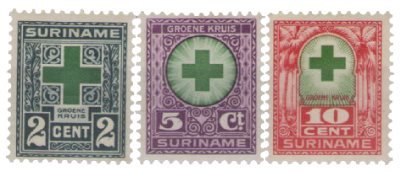 Groene Kruiszegels (nr. 127-129, postfrisk)