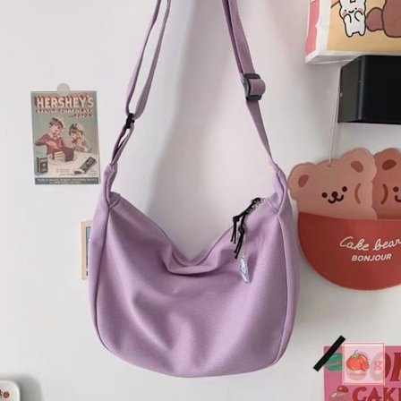 Axelväska Crossbody-väskor LILA INGEN VALPHÄNGE INGEN VALP