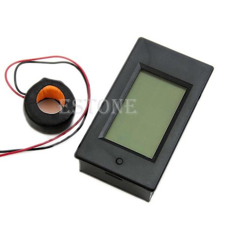 Ac 100a LCD Digital Volt Watt Power Meter Ammeter Voltmeter 110v 220v Ny