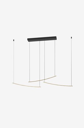 EGLO - Pendellampe Villeggi mat messing - Messing - Loftpendler - Fra Homeroom