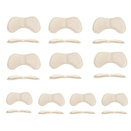 Hæl-innlegg for sko, 10 par hælgrep beskytter mot gnagsår