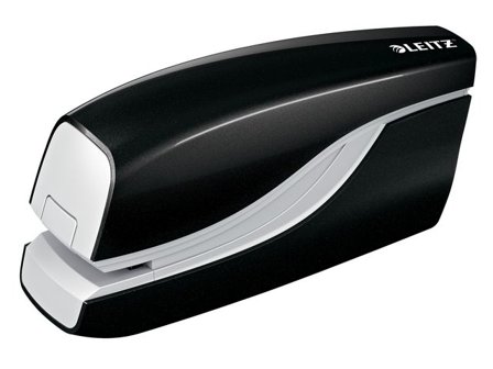 LEITZ Elektrisk häftapparat WOW 5566 svart - Lyreco - Kontorsmaterial - Till skrivbordet - Häftapparater - El