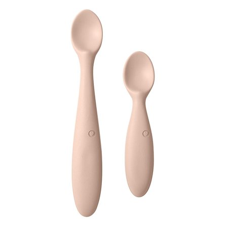 BIBS Spoon Set Blush, Børn & Forældre, Service, Bestik