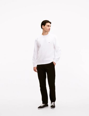 Tommy Hilfiger Essential Fleece Crewneck - White - S