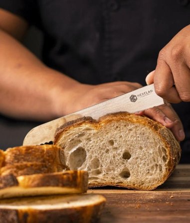 HexClad Brødkniv Damask 20cm