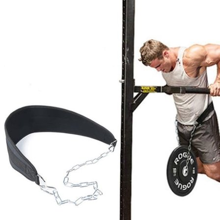 TS Dippbelte med kjetting – for ekstra vekt ved chins og dips