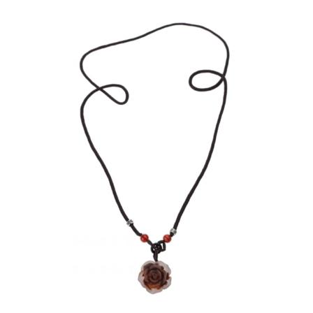 Vintage Camellia Flower Pendant Halsband Elegant Collarbone Chain Halsband Smycken för kvinnor Daily Wear Holiday Party