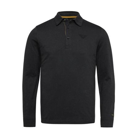 PME Legend Polo , Zwart , Heren , Maat: L