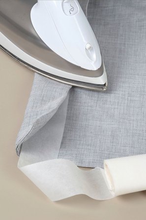 Hasta - Vliesofix faldebånd 3 cm - Hvit - Gardintilbehør - Fra Homeroom