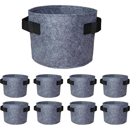 8 kpl Kest vi Kangaskasvupusseja Kahvoilla Vihanneksille, Virtaus