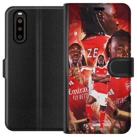 Kompatibelt Plånboksfodral till Sony Sony Xperia 10 II Arsenal collage - Eberechi Eze i flera poser med röd matchtröja