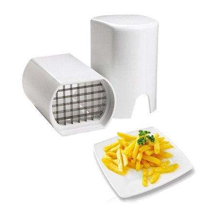 Pommes Frites-/Grönsaksskärare med Skärblad - (11 x 15 x 9 cm)