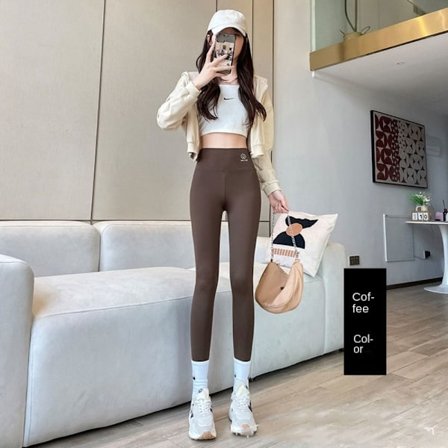 Niopunkts yogabyxor med hög midja, cykelleggings BRUNA M2 2