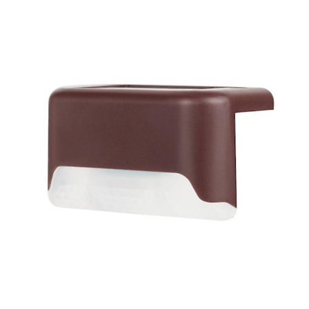 Solar Step Lights Led Vattentät uteplats Decor Solar Lights för räcke, trappor, staket, stolpe, gård och uppfart, varmvitt