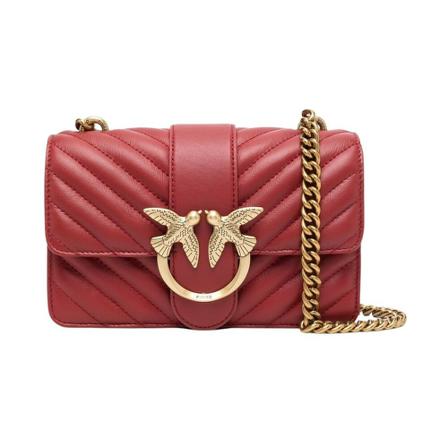 Pinko Shoulder Tass , Rood , Dames , Maat: ONE Size Schoudertassen