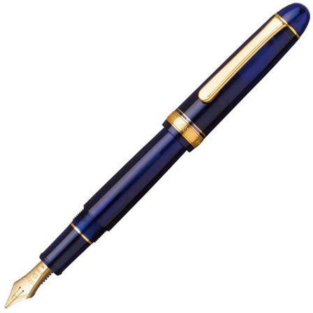 Platinum #3776 Century Fyllepenn Chartres Blue Music nib