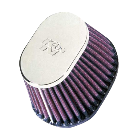 Filtr powietrza Owalny Stożkowy Chrom K&N Universal OFS