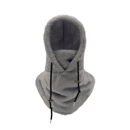 Unisex Vinter Sykkelhette Balaclava Med Snøring Justerbar Tykk Myk Plysj Vindtett Varmebevaring Ansikt Øre Hals Beskyttelse Kaldt Vær [DB]