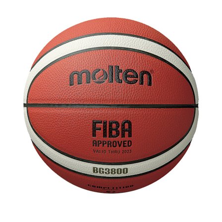 Molten 3800 Komposit Basketboll 6 Tan/Vit