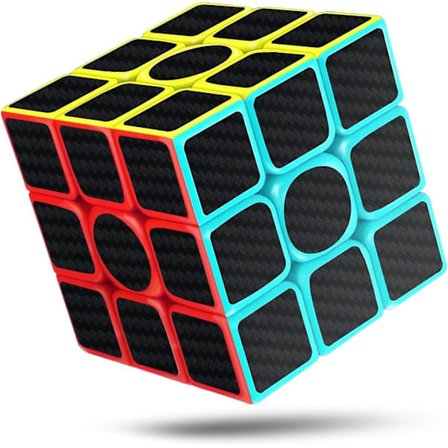 Speedcube, Speedcube til børn, glat kulfiberkube, pædagogisk legetøj 5,5*5,5 cm