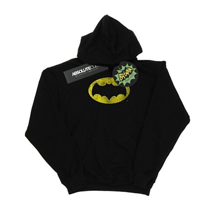 DC Comics Dam/Kvinnor Batman TV-serie Distressed Logo Hoodie