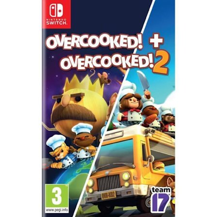 Överkokt! + Överkokt! 2 Nintendo Switch-spel