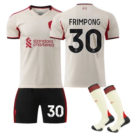 25-26 Liverpoolin vieraspeliasu lapsille ja aikuisille, jalkapallopaita nro 30 FRIMPONG