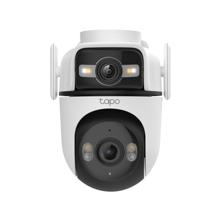 TP-Link Tapo C545D Dual Lens utendørs overvåkningskamera Dobbel 2K kamera, dual-tracking, 360 AI, IP66, WI-Fi