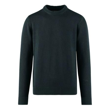 BomBoogie, Crewneck Tricot Cotton Sweater Niebieski, Mężczyzna, Rozmiar: S