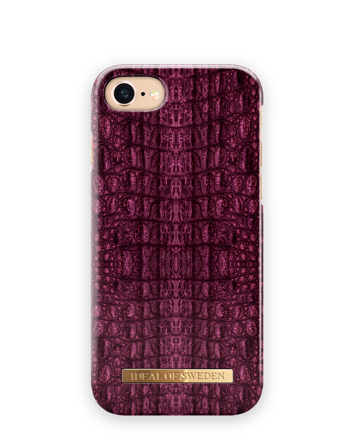 Fashion Case iPhone 7 Burgundy Croco