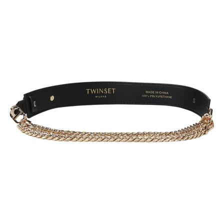 Twinset, Belts Czarny, Kobieta, Rozmiar: M