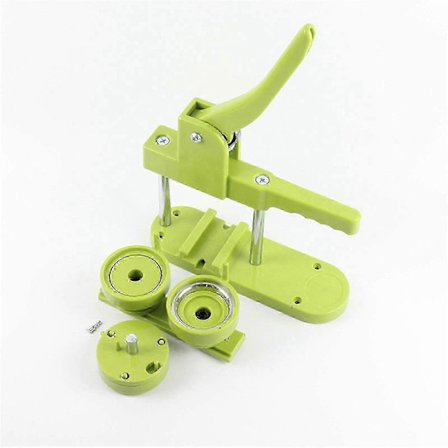 Knappemaskin 25/32/37/44mm Ingen Installasjon Pin Badge Press Punch DIY KiQa