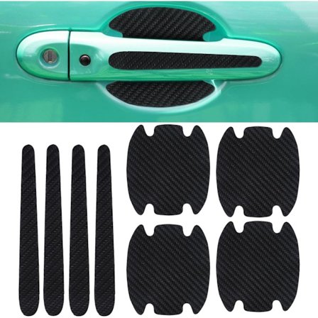 Dørhåndtakbeskyttere til bil - Karbonfiberbeskyttende film for anti-ripeskydd