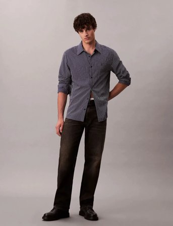 Calvin Klein Jeans 90S Straight Espresso Black Jean - Black - 30 x 32